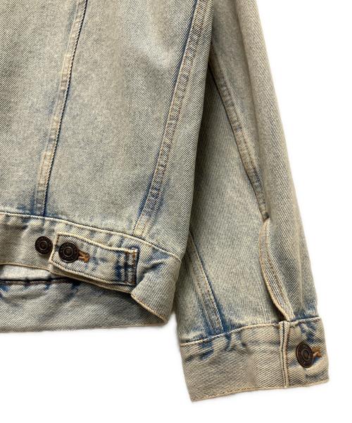 BALENCIAGA（バレンシアガ）BALENCIAGA (バレンシアガ) バックロゴ デニムジャケット スカイブルー サイズ:46の古着・服飾アイテム
