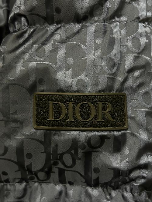Dior（ディオール）Dior (ディオール) 19AW オブリーク ダウンジャケット ネイビー サイズ:46の古着・服飾アイテム