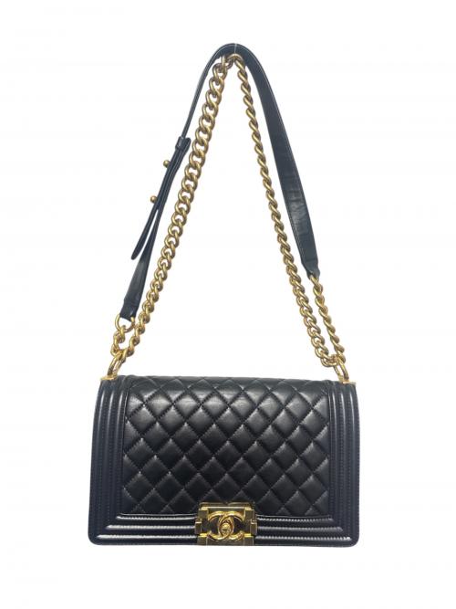 CHANEL（シャネル）CHANEL (シャネル) ボーイシャネル25 ブラック サイズ:25の古着・服飾アイテム