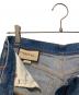 中古・古着 GUCCI (グッチ) ウォッシュド デニムフレアパンツ ホースビット スカイブルー サイズ:28：30000円