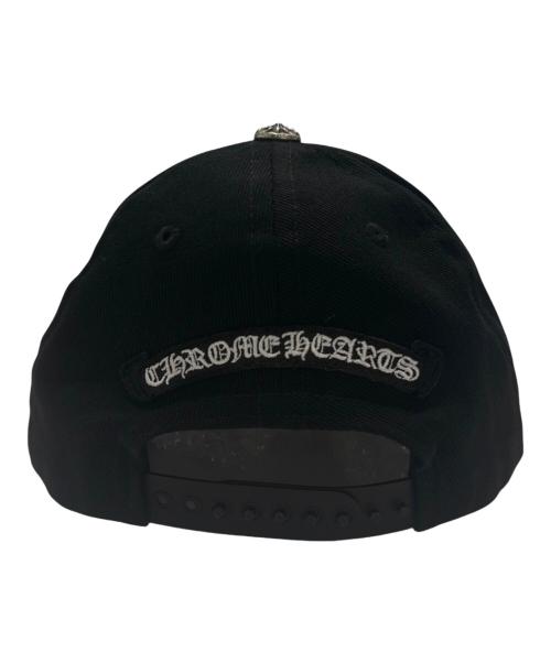 CHROME HEARTS（クロムハーツ）CHROME HEARTS (クロムハーツ) RS3クロス ベースボールキャップ ブラック サイズ:OSの古着・服飾アイテム
