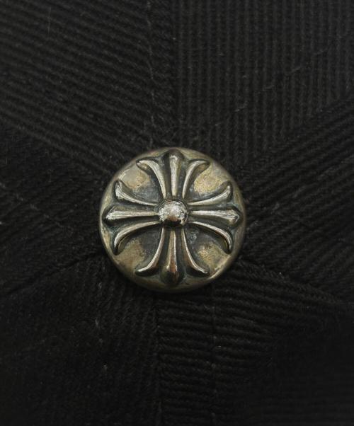 CHROME HEARTS（クロムハーツ）CHROME HEARTS (クロムハーツ) RS3クロス ベースボールキャップ ブラック サイズ:OSの古着・服飾アイテム
