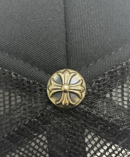 CHROME HEARTS（クロムハーツ）CHROME HEARTS (クロムハーツ) 3セメタリークロストラッカー キャップ/キャップ/帽子 ブラック×ホワイト サイズ:OSの古着・服飾アイテム