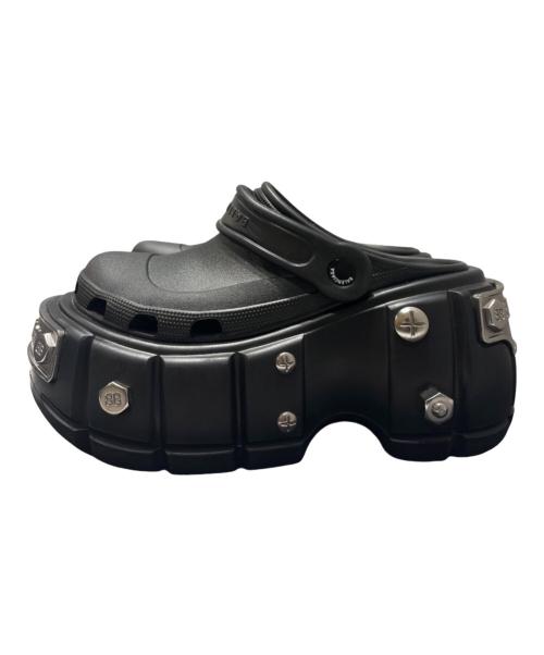BALENCIAGA（バレンシアガ）BALENCIAGA (バレンシアガ) Hardcrocs Sandal ブラック サイズ:37の古着・服飾アイテム