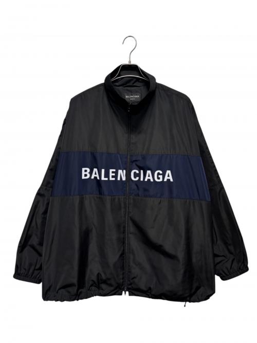 BALENCIAGA（バレンシアガ）BALENCIAGA (バレンシアガ) UNISEX BLOUSON JACKET(ユニセックスブルゾンジャケット) ブラック×ネイビー サイズ:Sの古着・服飾アイテム