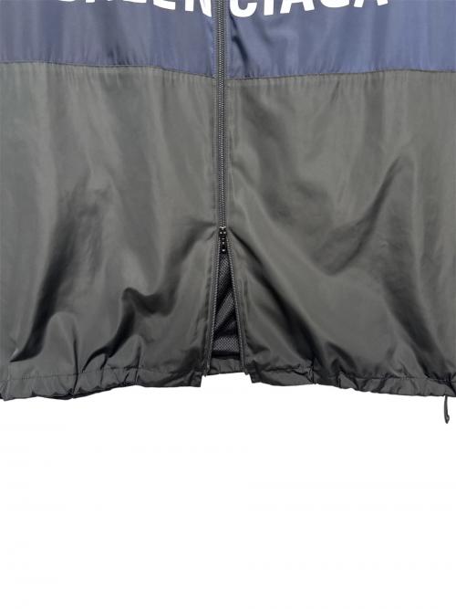 BALENCIAGA（バレンシアガ）BALENCIAGA (バレンシアガ) UNISEX BLOUSON JACKET(ユニセックスブルゾンジャケット) ブラック×ネイビー サイズ:Sの古着・服飾アイテム