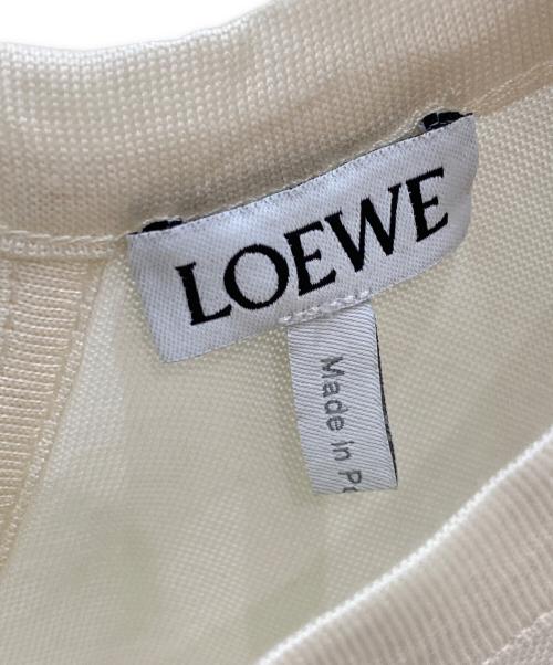 LOEWE（ロエベ）LOEWE (ロエベ) 26SS オープンバック クルーネックTシャツ ベージュ サイズ:Sの古着・服飾アイテム