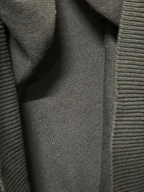 Maison Margiela（メゾンマルジェラ）Maison Margiela (メゾンマルジェラ) エルボーパッチ付きコットンニットセーター ブラック サイズ:Lの古着・服飾アイテム