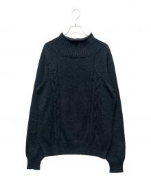 Maison Margiela（メゾンマルジェラ）の古着「Mockneck Knit(モックネックニット)」｜ブラック