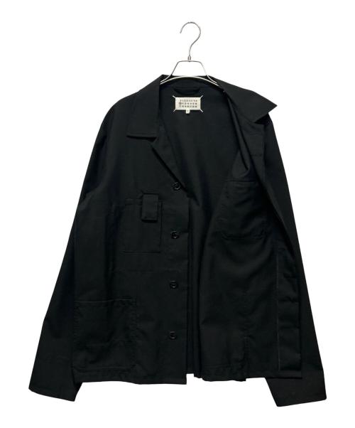 Maison Margiela（メゾンマルジェラ）Maison Margiela (メゾンマルジェラ) ウールシャツジャケット ブラック サイズ:46の古着・服飾アイテム