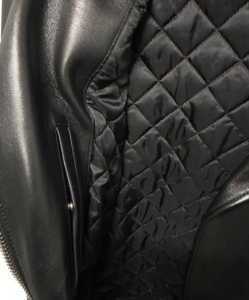 Acne studios（アクネ ストゥディオズ）Acne studios (アクネ ストゥディオズ) レザーライダースジャケット ブラック サイズ:38の古着・服飾アイテム