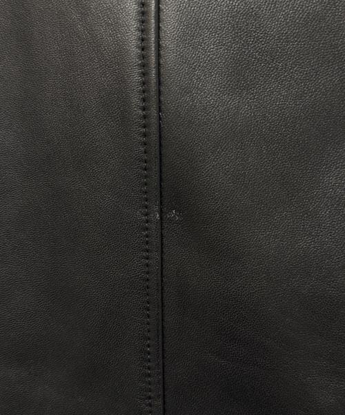 Acne studios（アクネ ストゥディオズ）Acne studios (アクネ ストゥディオズ) レザーライダースジャケット ブラック サイズ:38の古着・服飾アイテム