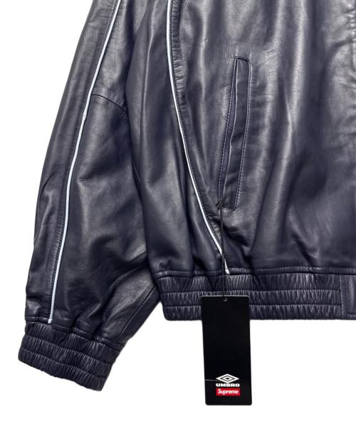 SUPREME（シュプリーム）SUPREME (シュプリーム) UMBRO (アンブロ) Leather Track Jacket ネイビー サイズ:Lの古着・服飾アイテム
