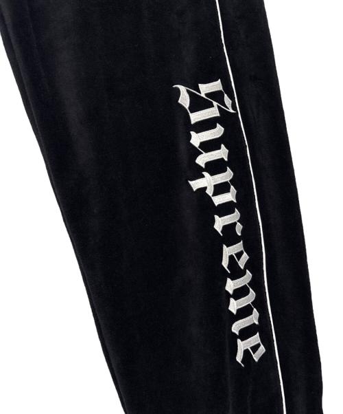 SUPREME（シュプリーム）SUPREME (シュプリーム) UMBRO (アンブロ) 26FW Umbro Velour Track Pant ブラック サイズ:Lの古着・服飾アイテム