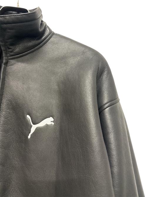 BALENCIAGA（バレンシアガ）BALENCIAGA (バレンシアガ) 25AW ラムレザージャケット チャコール サイズ:XSの古着・服飾アイテム