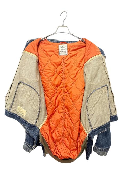 Maison MIHARA YASUHIRO（メゾン ミハラ ヤスヒロ）Maison MIHARA YASUHIRO (メゾン ミハラ ヤスヒロ) LAYERD DENIM JKT インディゴ サイズ:48の古着・服飾アイテム
