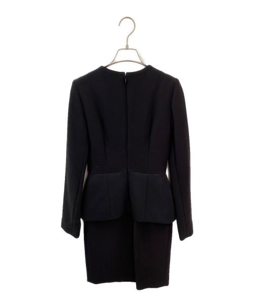 BALENCIAGA（バレンシアガ）BALENCIAGA (バレンシアガ) 切替ウエストラップワンピース ブラック サイズ:34の古着・服飾アイテム