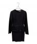 BALENCIAGA（バレンシアガ）の古着「切替ウエストラップワンピース」｜ブラック