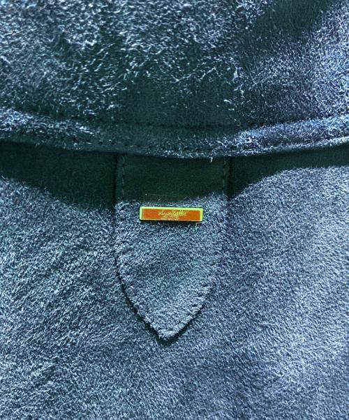 LOUIS VUITTON（ルイ ヴィトン）LOUIS VUITTON (ルイ ヴィトン) シープスキンレザージャケット ネイビー サイズ:50の古着・服飾アイテム