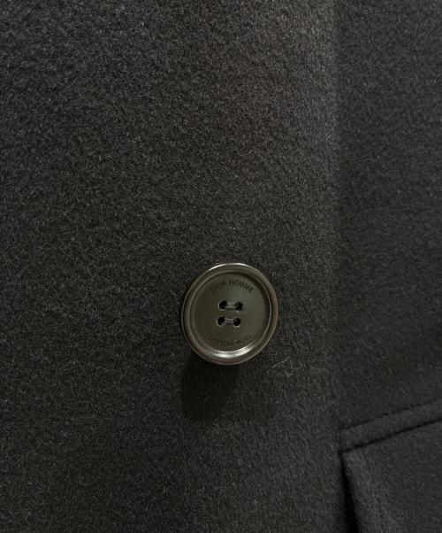 DIOR HOMME（ディオール オム）DIOR HOMME (ディオール オム) ダブルチェスターコート ブラック サイズ:44の古着・服飾アイテム