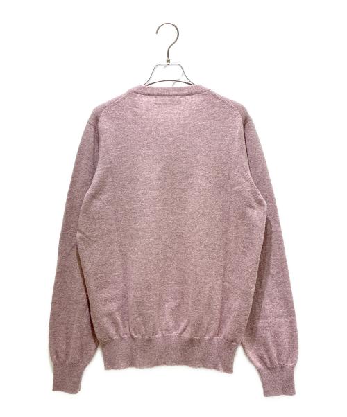 BRUNELLO CUCINELLI（ブルネロクチネリ）BRUNELLO CUCINELLI (ブルネロクチネリ) カシミヤクルーネックニット パープル サイズ:46の古着・服飾アイテム