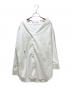 Christian Dior（クリスチャン ディオール）の古着「BEE刺繍アシメメトリックシャツ」｜ホワイト