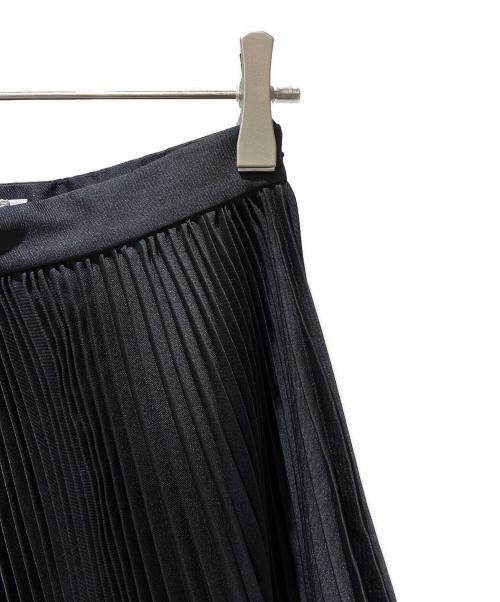 Christian Dior（クリスチャン ディオール）Christian Dior (クリスチャン ディオール) テクニカルシルクツイル プリーツ ミディスカート ブラック サイズ:38の古着・服飾アイテム