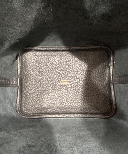 HERMES（エルメス）HERMES (エルメス) ピコタンロックPM/トリヨンクレマンス/ノワール/W刻印2024年製/ゴールド金具 ブラック サイズ:PMの古着・服飾アイテム