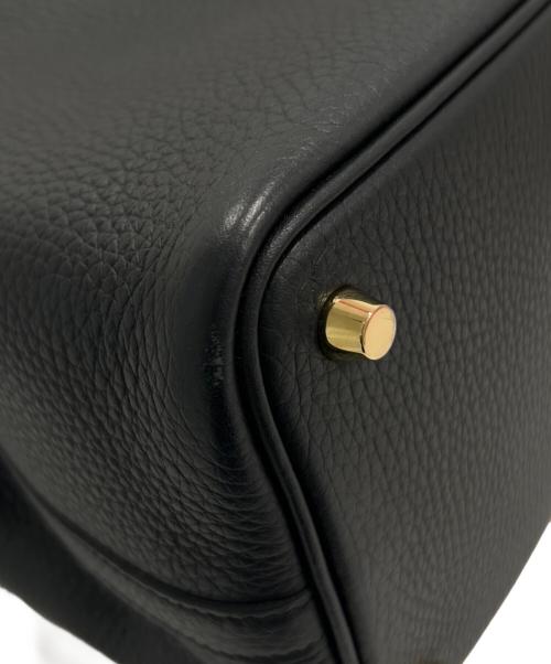 HERMES（エルメス）HERMES (エルメス) ピコタンロックPM/トリヨンクレマンス/ノワール/W刻印2024年製/ゴールド金具 ブラック サイズ:PMの古着・服飾アイテム
