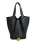 HERMES（エルメス）の古着「ピコタンロックPM/トリヨンクレマンス/ノワール/W刻印2024年製/ゴールド金具」｜ブラック