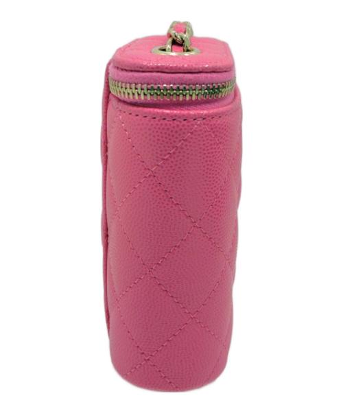 CHANEL（シャネル）CHANEL (シャネル) マトラッセ バニティ ショルダーポーチ ピンクの古着・服飾アイテム