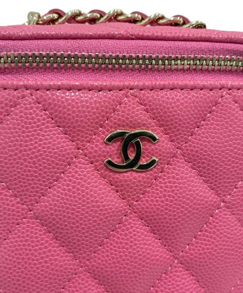 CHANEL（シャネル）CHANEL (シャネル) マトラッセ バニティ ショルダーポーチ ピンクの古着・服飾アイテム
