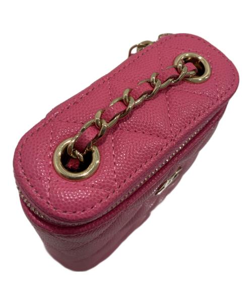 CHANEL（シャネル）CHANEL (シャネル) マトラッセ バニティ ショルダーポーチ ピンクの古着・服飾アイテム