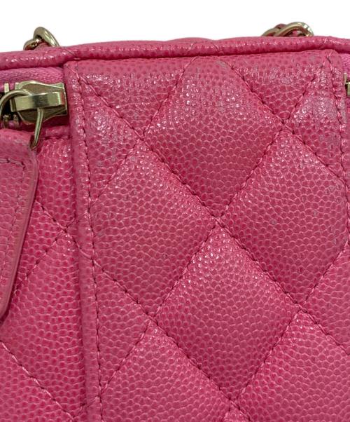 CHANEL（シャネル）CHANEL (シャネル) マトラッセ バニティ ショルダーポーチ ピンクの古着・服飾アイテム