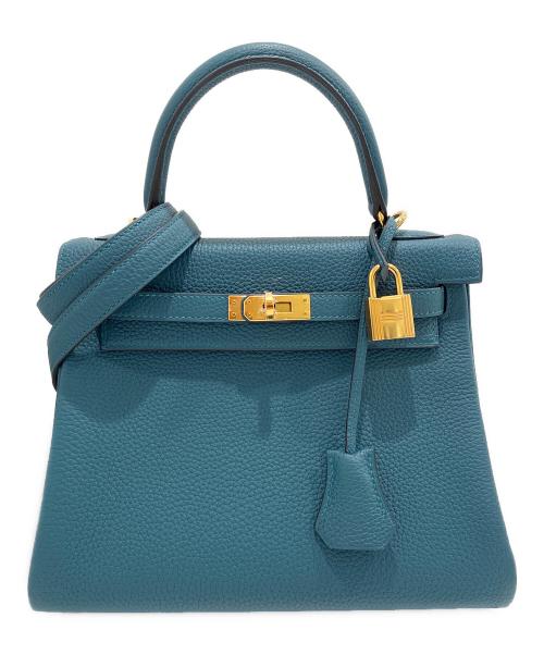 HERMES（エルメス）HERMES (エルメス) ケリー25/内縫い/ゴールド金具/Y刻印:2020年 ヴェールボスフォール サイズ:25の古着・服飾アイテム