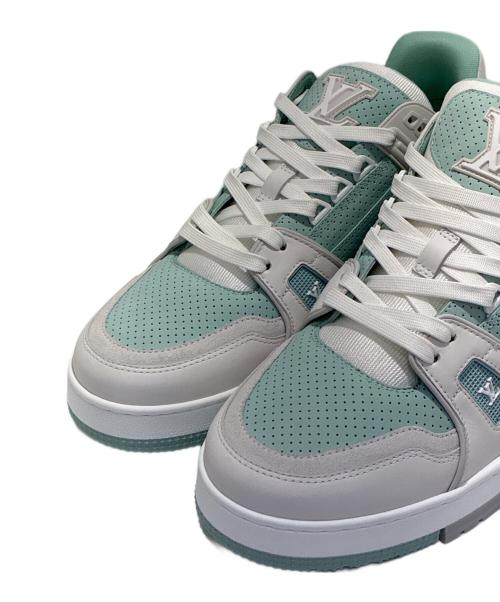 LOUIS VUITTON（ルイ ヴィトン）LOUIS VUITTON (ルイ ヴィトン) LV Trainer Sneakers LVトレイナースニーカー 1AHTE1 スカイブルー サイズ:8 未使用品の古着・服飾アイテム