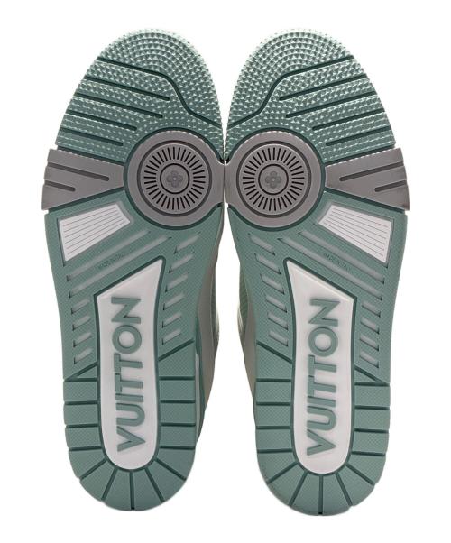 LOUIS VUITTON（ルイ ヴィトン）LOUIS VUITTON (ルイ ヴィトン) LV Trainer Sneakers LVトレイナースニーカー 1AHTE1 スカイブルー サイズ:8 未使用品の古着・服飾アイテム