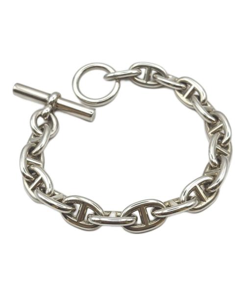 HERMES（エルメス）HERMES (エルメス) Chaine d'ancre Bracelet シェーヌダンクルMM 17コマ H101994B 017 シルバー サイズ:MM/17コマの古着・服飾アイテム