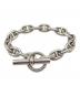 HERMES（エルメス）の古着「Chaine d'ancre Bracelet シェーヌダンクルMM 17コマ H101994B 017」｜シルバー