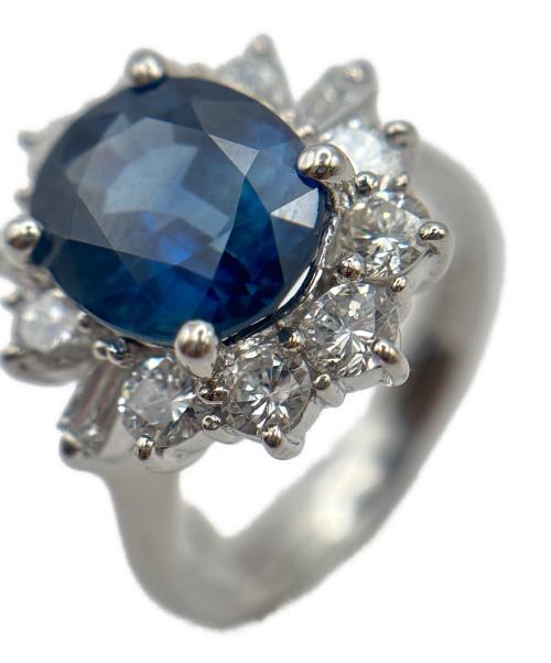 NO BRAND（ノーブランド）NO BRAND (ノーブランド) サファイヤリング Sapphire Ring サイズ:6号の古着・服飾アイテム