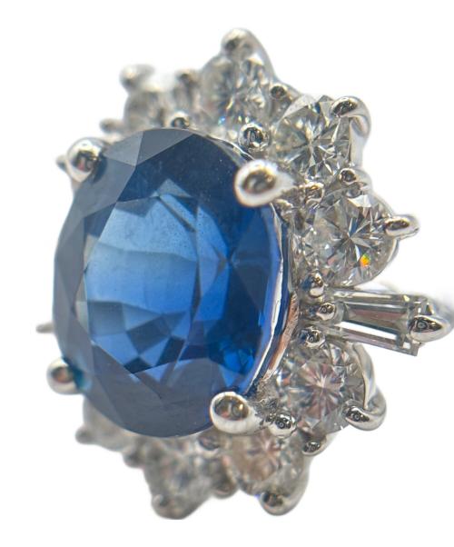 NO BRAND（ノーブランド）NO BRAND (ノーブランド) サファイヤリング Sapphire Ring サイズ:6号の古着・服飾アイテム