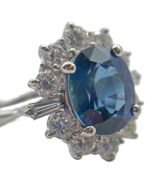 NO BRAND（ノーブランド）NO BRAND (ノーブランド) サファイヤリング Sapphire Ring サイズ:6号の古着・服飾アイテム