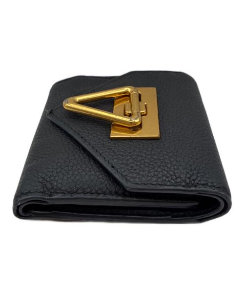 BOTTEGA VENETA（ボッテガベネタ）BOTTEGA VENETA (ボッテガベネタ) グレインレザー　3つ折り財布　690580V12M18425　 ブラックの古着・服飾アイテム