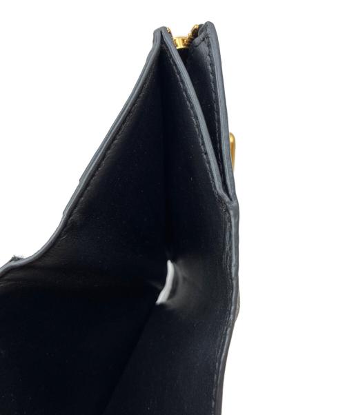 BOTTEGA VENETA（ボッテガベネタ）BOTTEGA VENETA (ボッテガベネタ) グレインレザー　3つ折り財布　690580V12M18425　 ブラックの古着・服飾アイテム