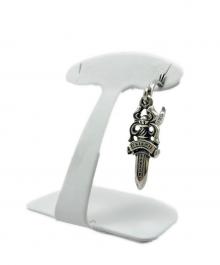 CHROME HEARTS（クロムハーツ）の古着「No5 DAGGER HOOP Earrings/No5ダガーフープ」｜シルバー