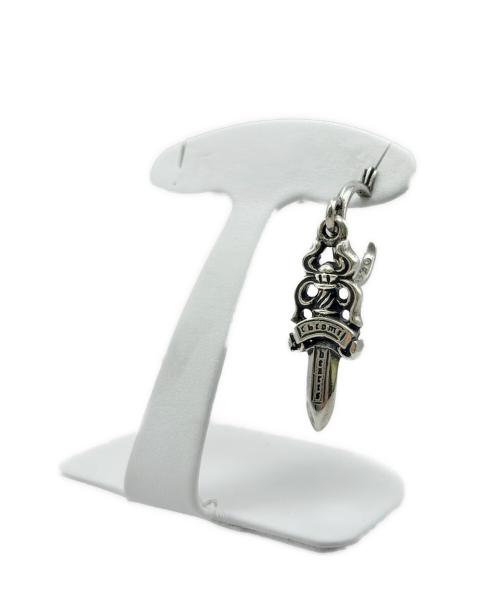 CHROME HEARTS（クロムハーツ）CHROME HEARTS (クロムハーツ) No5 DAGGER HOOP Earrings/No5ダガーフープ シルバー サイズ:No5の古着・服飾アイテム