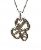 HERMESエルメス）の古着「シェーヌ・ダンクル アンシェネ PM ネックレス Chaine d'ancre Encainee PM Necklace」｜シルバー