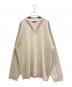 BALENCIAGA（バレンシアガ）の古着「ダブルタグニット」｜ベージュ