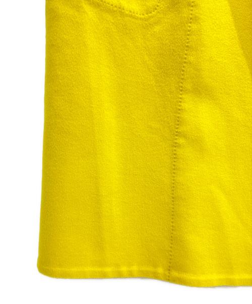 HERMES（エルメス）HERMES (エルメス) カシミヤ ラップコート イエロー サイズ:38の古着・服飾アイテム