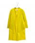 HERMES（エルメス）の古着「カシミヤ ラップコート」｜イエロー